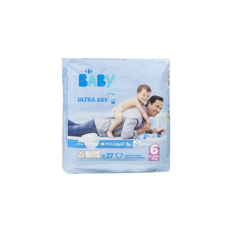 Carrefour Baby Change Bebe Taille 6 X27