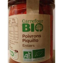 Carrefour Bio 212Ml Piquillo Ent Crf