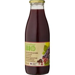 Carrefour Bio 75Cl Bocal Pur Jus De Grenade/Cassis Crf
