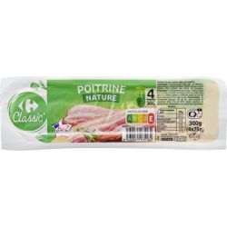 Crf Classic 300G Poitrine Nature X4 Tranches