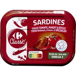 Crf Classic 1/5 Sardine Sauce Tomate Piment Epices