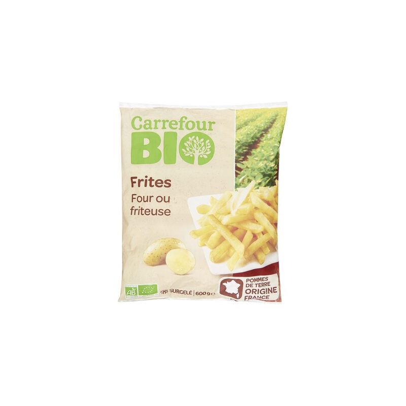 Carrefour Bio 600G Frite Au Four Origine France Crf