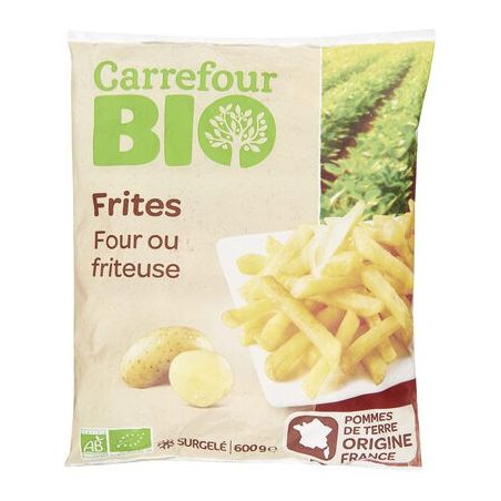 Carrefour Bio 600G Frite Au Four Origine France Crf