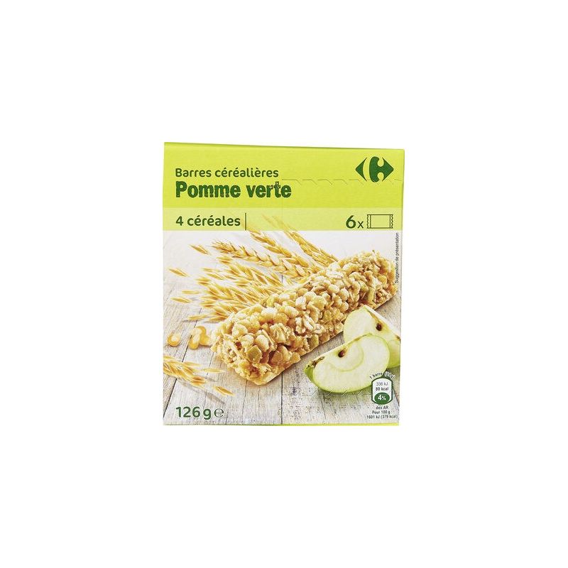 Crf Cdm 126G Barre De Céréales Saveur Pomme Verte