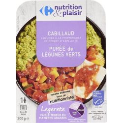 Crf Sensation 300G Cabillaud Et Légumes Nutrition & Plaisir