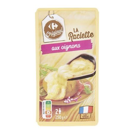 Crf Cdm 250G Fromage En Tranches À Raclette Aux Oignons