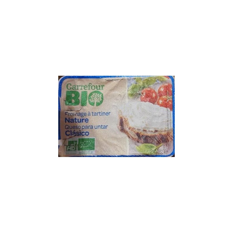 Carrefour Bio 200G Fromage Tartiner Crf