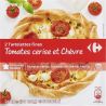 Carrefour 2X120G Tarte Fin.Chev.Toma.Crf