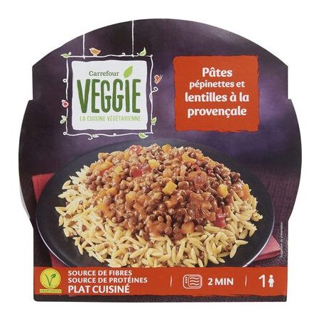 Carrefour Veggie 300G Pates Pepinettes Crf Vegg