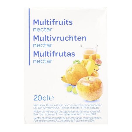 Simpl 6X20Cl Brick Nectar Multifruits Pp Blanc