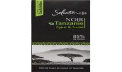 Carrefour Selection 80G Noir 85% Tanzanie Crf Sel