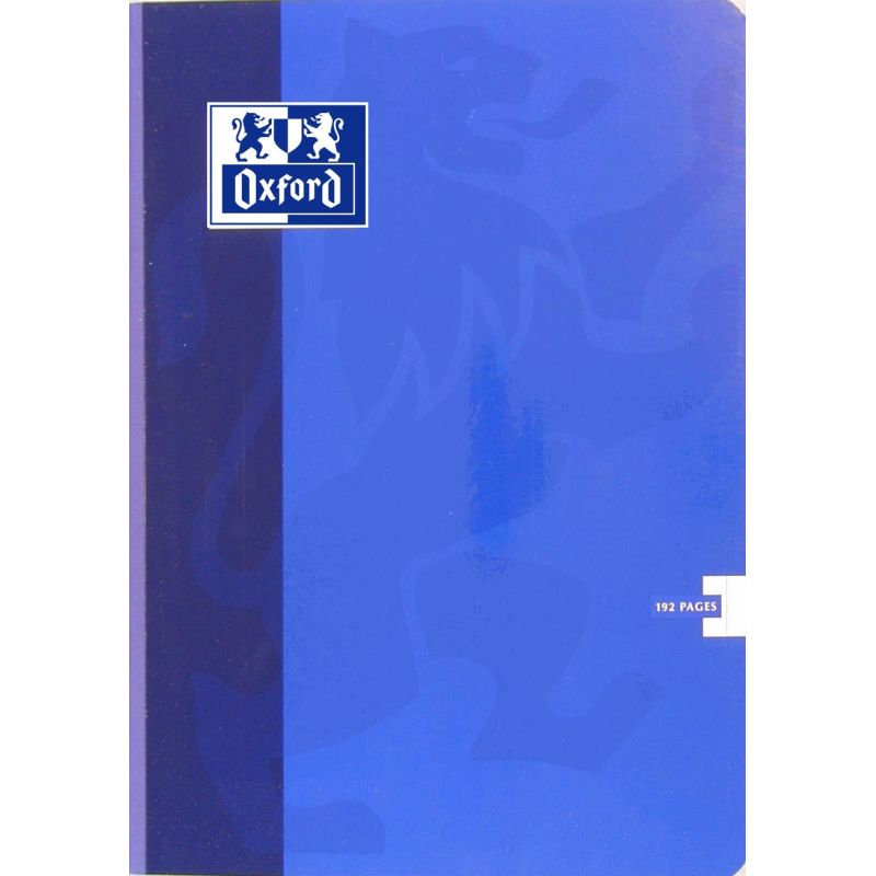 Oxford Cahier Broché Brochure Souple Optik Paper Couverture Pelliculée Lavable A4 210 X 297Mm Coloris Aléatoire Grand Carreaux