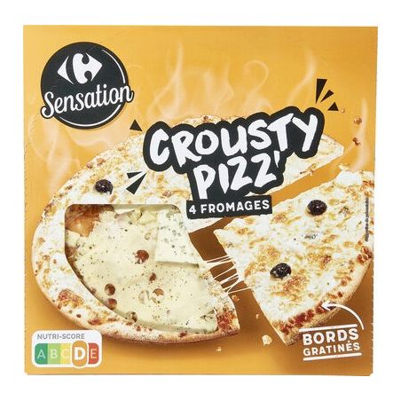 Carrefour 520G Pizza Crousti Fromage Crf