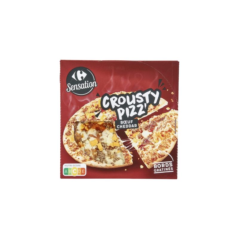 Carrefour 530G Piz Crousti Boeuf Ched C