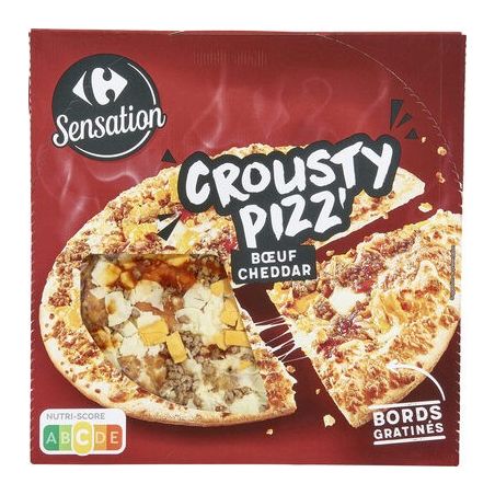 Carrefour 530G Piz Crousti Boeuf Ched C