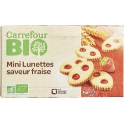 Carrefour Bio 156G Lunette Fraise Crf