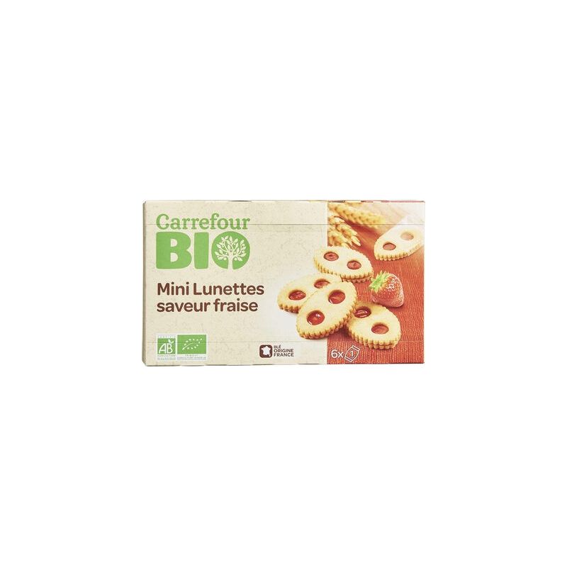 Carrefour Bio 156G Lunette Fraise Crf