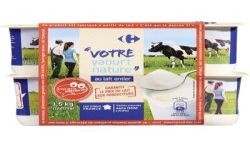Carrefour 12X125G Ya Nat Entie Cqlp Crf