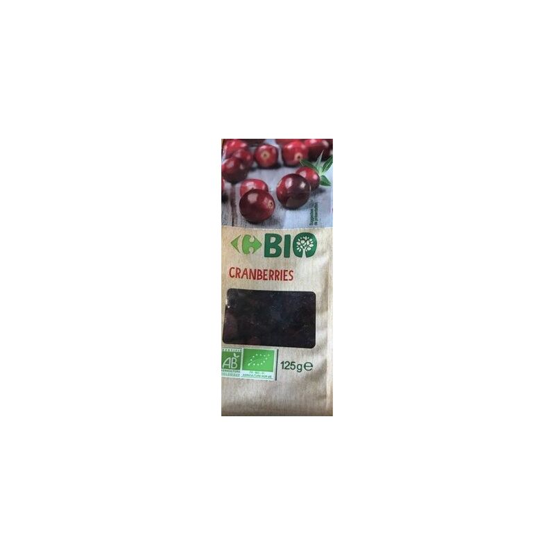 Carrefour Bio 125G Cranberries Crf