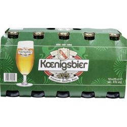 Koenigsbier 10X25Cl Bouteille De Bière 4°