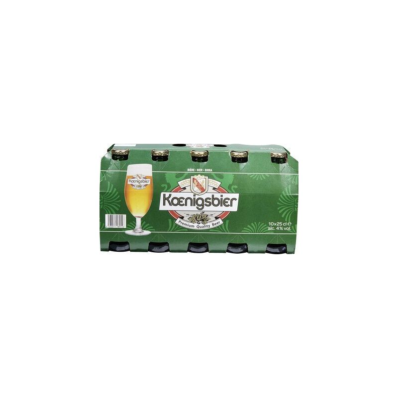 Koenigsbier 10X25Cl Bouteille De Bière 4°