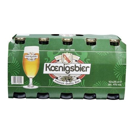 Koenigsbier 10X25Cl Bouteille De Bière 4°