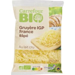 Carrefour Bio 150G Gruyere Igp Rape Crf