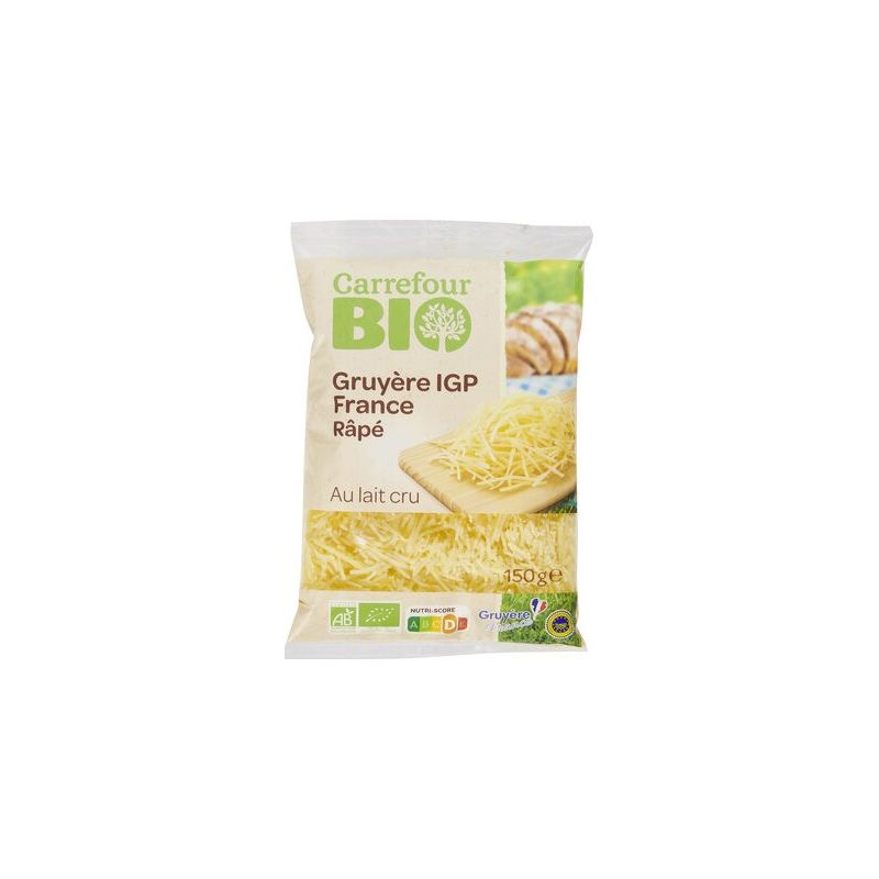 Carrefour Bio 150G Gruyere Igp Rape Crf