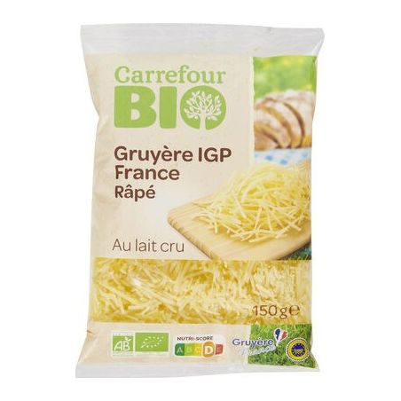 Carrefour Bio 150G Gruyere Igp Rape Crf