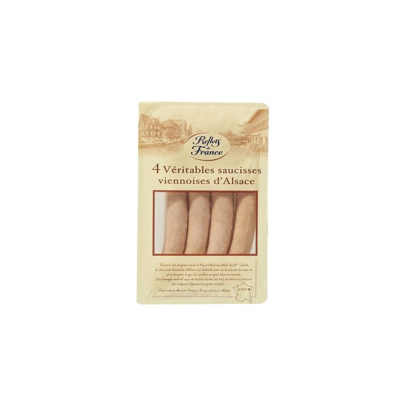 Reflets De France 240G X4 Saucisses Viennoises D'Alsace Rdf