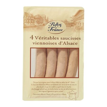 Reflets De France 240G X4 Saucisses Viennoises D'Alsace Rdf