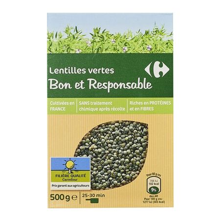 Crf Cdm 500G Lentille Verte Fqc