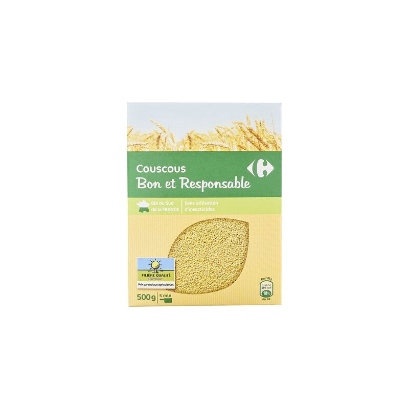 Crf Cdm 500G Couscous Filiere Qualite Ccarrefour