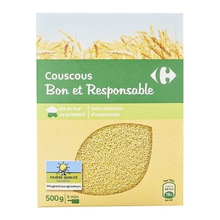 Crf Cdm 500G Couscous Filiere Qualite Ccarrefour