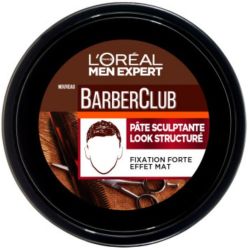 Men Expert Fixation Capillaire Forte Effet Mat Barber Club L'Oreal : Le Pot De 75Ml