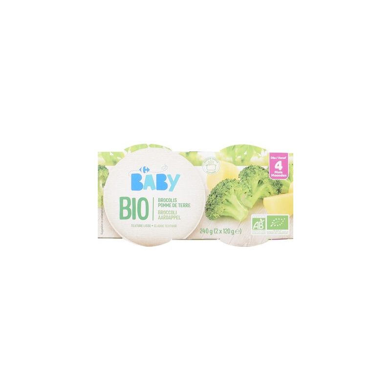 Crf Baby Bio 2X120G Pot Brocoli Bb