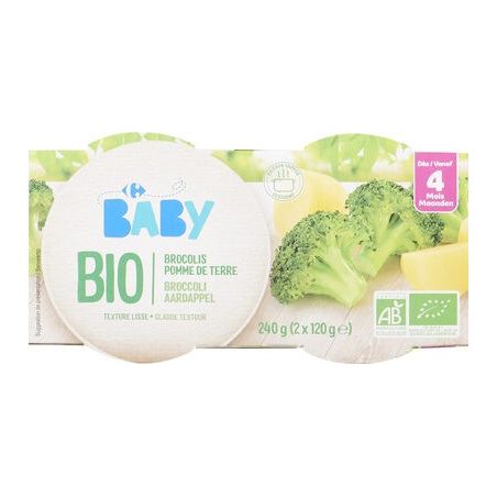 Crf Baby Bio 2X120G Pot Brocoli Bb