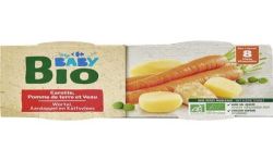 Crf Baby Bio 2X200G Plats Legumes Veau 8M