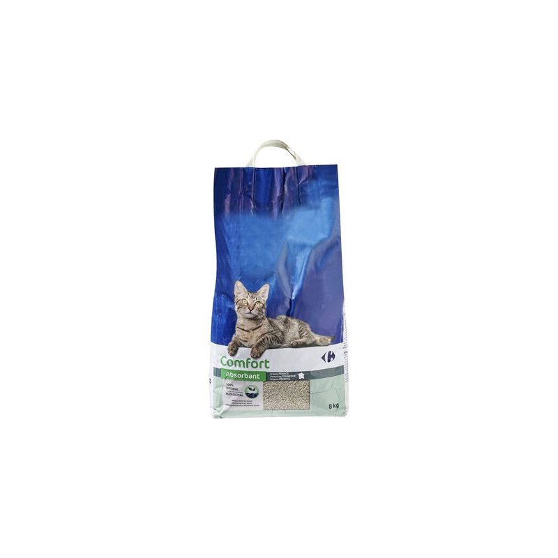 Carrefour Litiere Argile Verte 8Kg Chat Crf