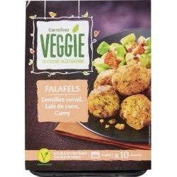Carrefour Veggie 200G Falafels Lentil Curry Crf Vg