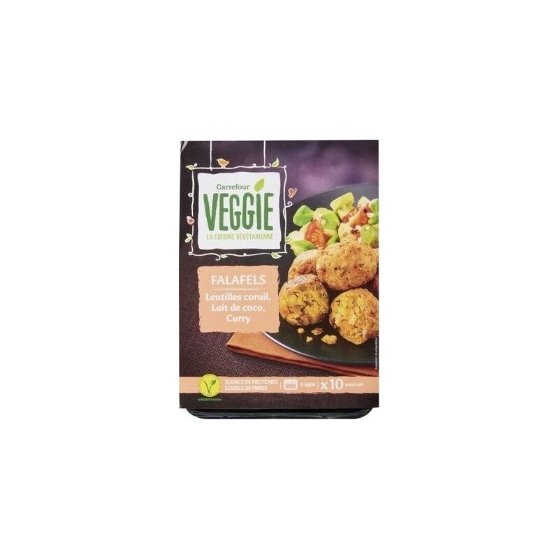 Carrefour Veggie 200G Falafels Lentil Curry Crf Vg
