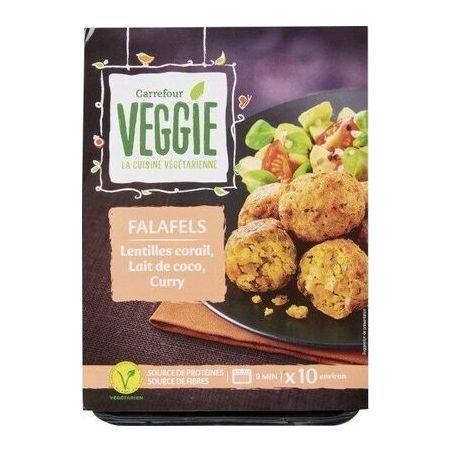 Carrefour Veggie 200G Falafels Lentil Curry Crf Vg