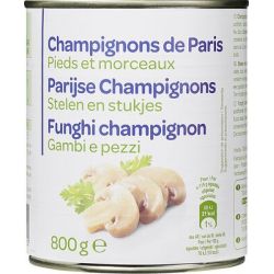 Simpl 4/4 Champignons Pied/Morceaux Pp Blanc