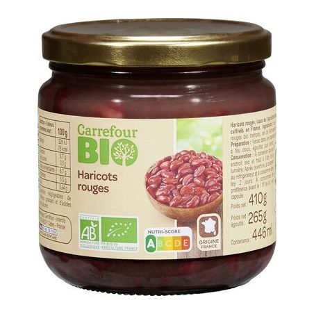 Carrefour Bio 446Ml Haricot Rouge Crf