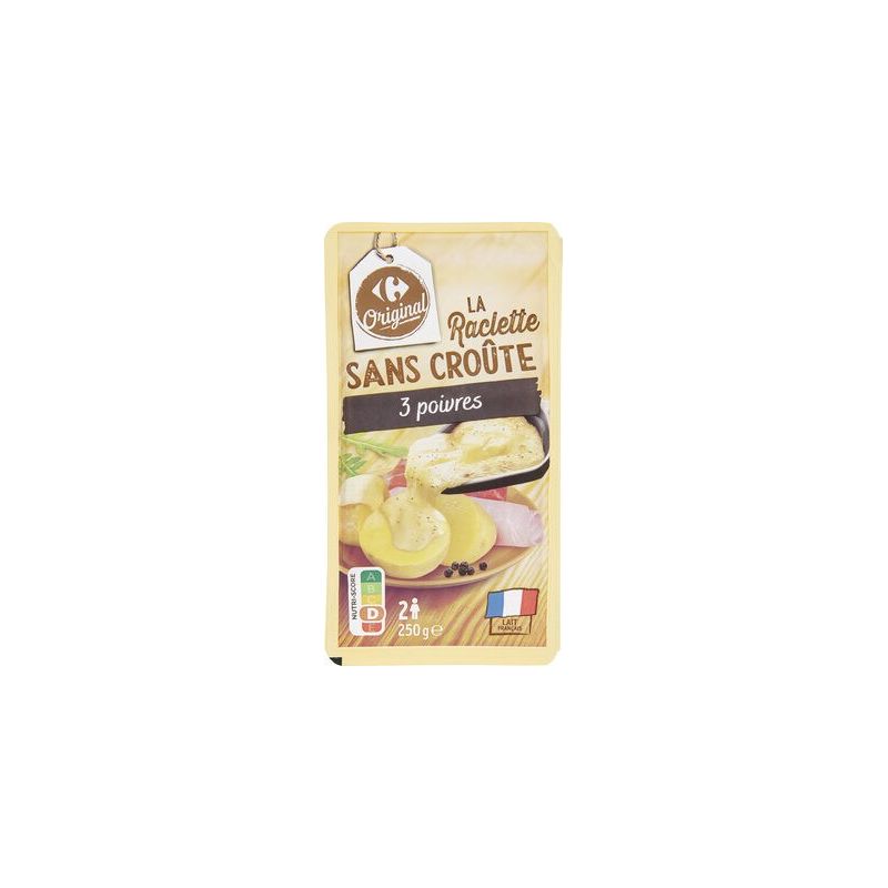 Crf Cdm 250G Fromage Raclette Sans Croute Poivre Original