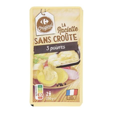 Crf Cdm 250G Fromage Raclette Sans Croute Poivre Original