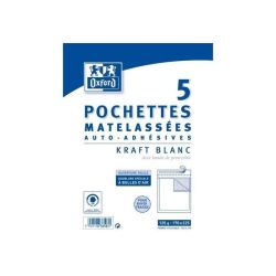 Oxford Paquet De 5 Pochettes Matelassées 22,5 Cm X 17 3
