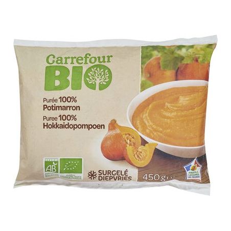 Carrefour Bio 450G Puree Potimarron Crf