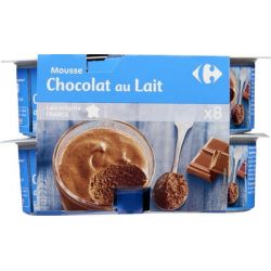 Crf Classic 8X60G Mousse Chocolat Lait