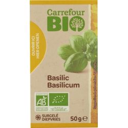 Carrefour Bio 50G Basilic Crf